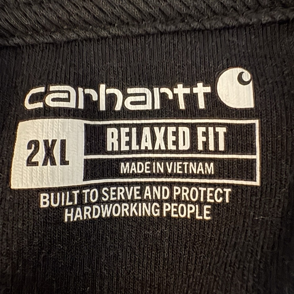 Carhartt Men's Black Zip Up Sweater - Picture 4 of 4